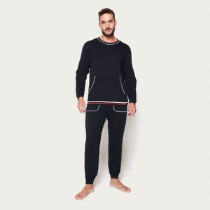 PIJAMA LARGO ALGODÓN FRENCH 8238CNEG