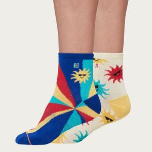 PACK 2 CALCETINES MID STYLE HAPPINESS MUJER  80997D01